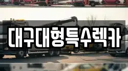 대구광역시 동구 평광동 렉카, 특수렉카, 차량탁송, 견인운송