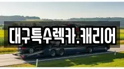 대구특수렉카.캐리어