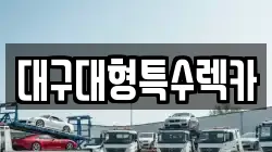 대구광역시 북구 서변동 렉카, 특수렉카, 차량탁송, 견인운송