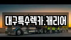 대구특수렉카.캐리어