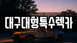 대구대형특수렉카