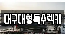 대구대형특수렉카
