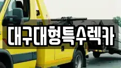 대구대형특수렉카
