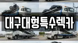 대구광역시 중구 사일동 렉카, 특수렉카, 차량탁송, 견인운송