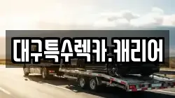 대구특수렉카.캐리어