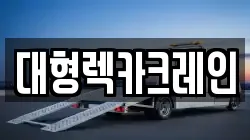 대형렉카크레인