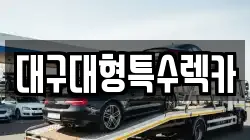 대구대형특수렉카