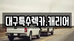 대구특수렉카.캐리어