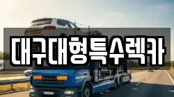 대구대형특수렉카