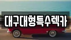 대구대형특수렉카
