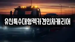 유신특수대형렉카견인차캐리어