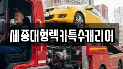 세종대형렉카특수캐리어