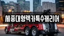 세종대형렉카특수캐리어