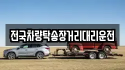 전국차량탁송장거리대리운전