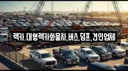 렉카.대형렉카화물차,버스,덤프,견인업체