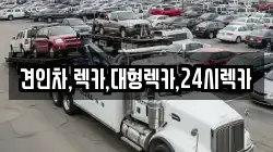 대전 서구 도안동 렉카, 특수렉카, 차량탁송, 견인운송
