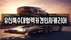 유신특수대형렉카견인차캐리어