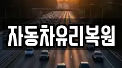 자동차유리복원