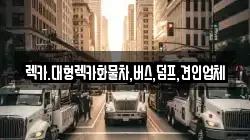 렉카.대형렉카화물차,버스,덤프,견인업체