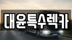 대윤특수렉카