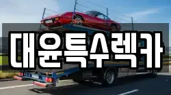 부산광역시 강서구 대저2동 렉카, 특수렉카, 차량탁송, 견인운송