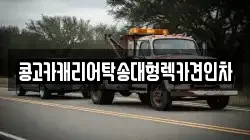 콩고카캐리어탁송대형렉카견인차
