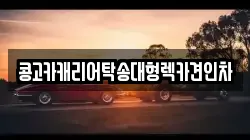 콩고카캐리어탁송대형렉카견인차