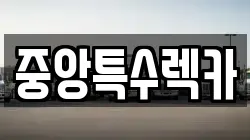 중앙특수렉카