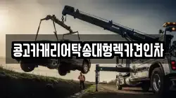 콩고카캐리어탁송대형렉카견인차