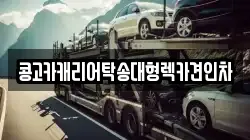 콩고카캐리어탁송대형렉카견인차