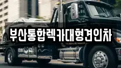 부산광역시 중구 렉카, 특수렉카, 차량탁송, 견인운송
