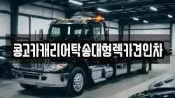콩고카캐리어탁송대형렉카견인차
