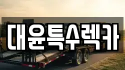 대윤특수렉카