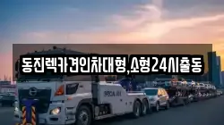동진렉카견인차대형,소형24시출동