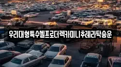우리대형특수셀프로더렉카미니추레라탁송운