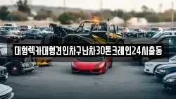 대형렉카대형견인차구난차30톤크레인24시출동