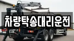 차량탁송대리운전