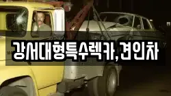 강서대형특수렉카,견인차