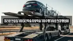 대리운전일일기사대리탁송차량탁송기사수행기사운전대행업체