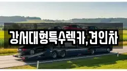 강서대형특수렉카,견인차