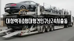 대성렉카소형대형견인구난24시출동