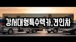 강서대형특수렉카,견인차