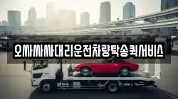 오싸싸싸대리운전차량탁송퀵서비스