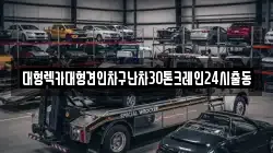 대형렉카대형견인차구난차30톤크레인24시출동