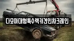 다모아대형특수렉카견인차크레인