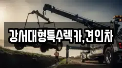강서대형특수렉카,견인차