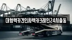 대형렉카견인차렉카크레인24시출동