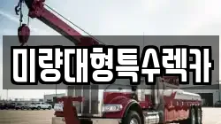 미량대형특수렉카