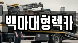 백마대형렉카
