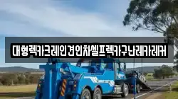 대형렉카크레인견인차셀프렉카구난레카레커